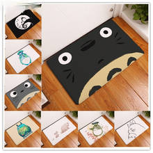 Hongbo-felpudo Totoro de gato Chinchillas, felpudos rectangulares de moda para entrada, lavables, para suelo de cocina y baño, 40x60cm 2024 - compra barato