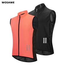 WOSAWE Breathable Mesh Cycling Vest Ultralight Sleeveless Jersey Cycle Gilet Waistcoat Thin Reflective Safety Vest 4 Color 2024 - buy cheap