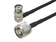 Conector macho RG58 N a macho BNC, Conector de ángulo recto, Cable Coaxial RF, 4 pulgadas ~ 20M, 1 ud. 2024 - compra barato