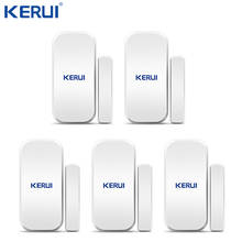 Kerui 5PCS 433MHz Wireless Door Window Magnetic Detector Gap Sensor  For Home Security Alarm System Touch Keypad 2024 - buy cheap