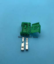 2 pinos verde 2.8mm fêmea para invólucro automático eletrônico plugue, conector do arreio do fio do carro plugue 988191025 2024 - compre barato
