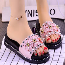 Summer Flat Women Sandals Wedges Beach Casual Female Platform Peep Toe Shoes Fashion Lady Mixed Colors Buckle Sandals Sandalias 2024 - buy cheap