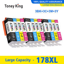 Cartucho de tinta Compatible para HP178 178 XL para HP 5510 de 5515 de 6510 B109a B109n B110a B210b B209a B210a 3070A impresora con chip 2024 - compra barato