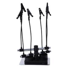 Airbrush & Spray Gun Parts Holder Clips Stand Holds Model Hobby Auto Paint Booth 2024 - buy cheap