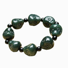 Drop Shipping Natural XinJiang HeTian Jade Nephrite Bracelets Lucky Amulet Monkey Head Bracelet For Women Men 2024 - buy cheap