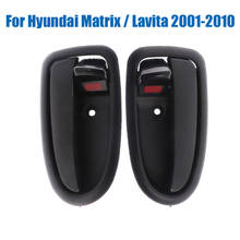 1/2PCS Front Rear Left Right Black Inside Interior Door Handle For Hyundai Matrix / Lavita 2001-2010 OEM:82610-17000 82620-17000 2024 - buy cheap