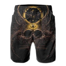 Men Beach Shorts Quick-drying Men Swimming Trunks Forest Psychedelic Tree Roots Skull Men Swimwear Swimsuit Beachwear Beach 2024 - buy cheap