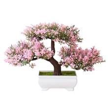 Planta de pino Artificial para decoración del hogar, accesorio de fotografía de plantas de boda, bonsái, sala de estar, planta falsa, 1 unidad 2024 - compra barato