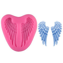 1pcs Angel wings Silicone Mold DIY Fondant Cake Decorating Tools Chocolate Gumpaste Molds Sugar Craft Kitchen Accessories 2024 - buy cheap