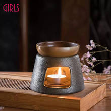 Candle Heating Base Pottery Tea Stov Japanese Ceramic Heater Stand Tea Maker Teapot Warmer Insulation Base Warmer Coffee Water 2024 - buy cheap