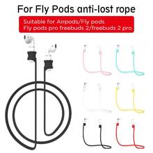Anti-lost Silicone Bluetooth Earphone Hanging Rope Wireless Headset Neck Strap Cord String For Xiaomi Air 2 AirPods 1/2 Huawei 2024 - buy cheap