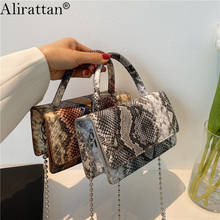 Alirattan New PU Leather Crossbody Bag For Women 2021 Designer Trendy Beaded Chain Shoulder Bag Lady Travel Shopping Bag Handbag 2024 - buy cheap