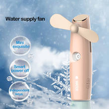 New Portable Handheld Mini Fan USB Rechargeable Water Supply Fan Automatic Spray Home Outdoor Travel Mute Electric Small Fan 2024 - buy cheap