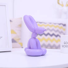 Estatua especial de conejo con diseño de globo, escultura artística moderna, decoración del hogar, el mejor regalo, artesanía de simulación creativa 2024 - compra barato