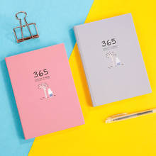 Kawaii 365 Days Year Month Day Planner Notebook Cute Stationary Papeleria Inner Page Diary Notebook School Office Supplies Gifts 2024 - buy cheap