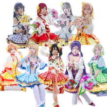 Lovelive love live Bouquet Hand Flower Awaken Cosplay Eli Ayase Tojo Nozomi Lolita Dress Love Live Hanayo Uniform Costumes 2024 - buy cheap