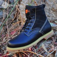 Botas casuais masculinas, calçados táticos de camurça tipo militar, da moda e com tornozelo para motocicleta, inverno 2019 2024 - compre barato