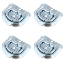 4PCS D Ring Tie Down Anchor with Recessed Pan Heavy Duty for Truck Silver 2024 - buy cheap