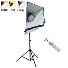 Photography Continuous Lighting Kits 220V 100W LED Fill Lamp with Lighting Softbox Light Stand Tripod Photo Studio Accessories 2024 - buy cheap