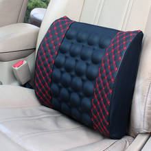 Car Electric Massage Back Cushion Soft Relief Vertebral Pain Lumbar Cushion Waist Support Massage Seat Pillow Home Office Chair 2024 - buy cheap