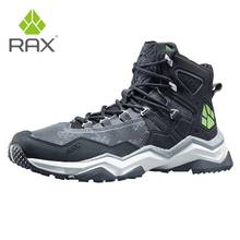 Rax-Botas de senderismo para hombre, botas tácticas impermeables para deportes de montaña al aire libre, zapatos de senderismo de cuero genuino, ligeros 2024 - compra barato