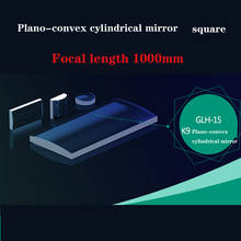 Плано выпуклая цилиндрическая линза лучевая диаграмма квадратная 60x30 мм линза зеркальная оптическая экспериментальная Фокусирующая дальняя фокусная Длина 1000 мм 2023 - купить недорого