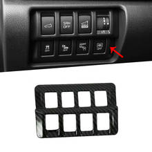 For Subaru Forester 2019 2020 ABS Carbon Fiber Color Grain Headlight Adjustment Switch Decoration Cover Interior Car Accessories 2024 - buy cheap