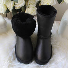 Australia Classic Women Snow Boots 100% Natural Fur Winter Boots Genuine Sheepskin Leather Women Boots Warm Wool Female Boots 2024 - buy cheap