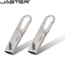 JASTER-Unidad flash USB 2,0, Pendrive con botón de Metal, 4GB, 8GB, 16GB, 32GB, 64GB, 128GB 2024 - compra barato