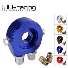 Wlr racing-kit de placa de filtro de adaptador de óleo de sanduíche de alumínio universal com 3/4-16 unf, m20 x 1.5 montagem wlr6721 2024 - compre barato