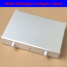 KYYSLB 330*61.5*228mm Preamp Amp DAC All Aluminum Amplitier Chassis CNC BZ3306 Box House DIY Enclosure Amplifier Case Shell 2024 - купить недорого