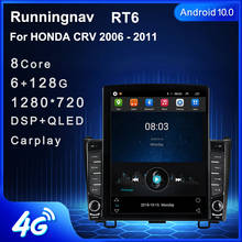 Radio Multimedia con GPS para coche, Radio con reproductor de vídeo, Android 9,7, 10,1 pulgadas, RDS, sin dvd, para HONDA CRV 2006-2011, tipo Tesla 2024 - compra barato