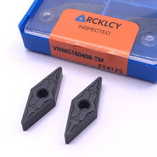 10pcs RCKLCY High quality VNMG160408 TM FT4125 Cemented carbide inserts External Turning Tools for steel cnc lathe tools 2024 - buy cheap