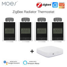 Tuya ZigBee 3.0 Smart Thermostatic Radiator Valve Home Thermostat Heater TRV Voice Control with Alexa Google home Smart Life 2024 - buy cheap