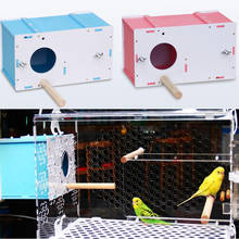 Caja de cría de aves para mascotas Perico periquito Cockatiel caja de cría nido Caja de aislamiento nido Casa de pájaros 2024 - compra barato