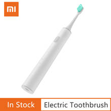 Novo xiaomi mijia t500 escova de dentes elétrica inteligente sonic ultra sônico branqueamento dentes vibrador sem fio higiene oral mais limpo 2024 - compre barato