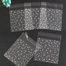 White Dots Cookies Package Birthday Party Decor  Candy Bag Frosted Plastic Biscuits Packaging Matte Party Gift Packaging Bags 2024 - buy cheap