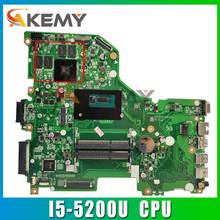 Akemy Laptop Motherboard For ACER Aspire E5-573 I5-5200U Mainboard DA0ZRTMB6D0 SR23Y N16S-GT-S-A2 DDR3 2024 - buy cheap