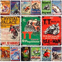 Racing Man Metal Sign Vintage Plaque Poster Tin Sign Wall Decoration Bar Pub Club Retro Motorcycle Sign Vintage Gift 2024 - buy cheap