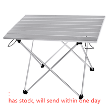 Aluminum Alloy Portable Table Outdoor Furniture Foldable Folding Camping Hiking Desk Traveling Outdoor Picnic Table Furniture 2024 - купить недорого