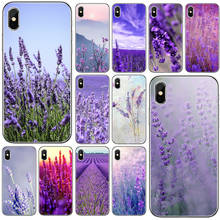 Simple lavender Purple flowers Cover Soft Silicone TPU Phone Case For iPhone 5 5S SE 6 6plus 7 8 plus X XS XR XS Max 11 Pro Max 2024 - buy cheap