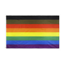 FLAGHUB 60X90 90X150cm LGBT Philadelphia Philly Gay Pride Flag Of Rainbow For Decoration 2024 - buy cheap