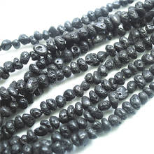 38cm Length Nature Lava Stone Chips 5-6MM For Womens Bracelets Making Loose Beads DIY Jewelry Findings Fashion Accessories 2024 - buy cheap