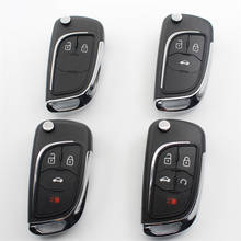 XIEAILI OEM Modified Flip Folding Remote Key Case Shell For Chevrolet Lova/Aveo/Cruze/Camaro/Malibu K110 2024 - buy cheap