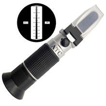 Wholesale 10pcs/lot RHB-80ATC Wide-range 0-80% Brix Refractometer with Plastic Retail Box and ATC Function 2024 - buy cheap