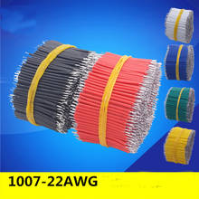 Frete grátis 22AWG 50pc OD 1.6 MILÍMETROS fio de solda isolado Duplo Estanhado eletrônico Placa de cabo de fio de cor fio salto para arduino