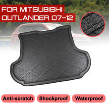 Car Rear Trunk Boot Mat Waterproof Carpet Anti Mud Tray Cargo Liner For Mitsubishi Outlander 2007-2012 Floor Mats 2024 - buy cheap