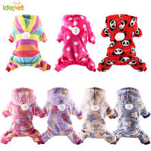 New Pet Dog Clothes Pajamas Fleece Jumpsuit Winter Warm Dog Clothing Four Legs Pet Clothing Outfit For Small Dog Costume Apparel 2024 - buy cheap