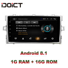 IDOICT Android 8.1 Car DVD Player GPS Navigation Multimedia For Toyota Verso EZ Radio  car stereo 2024 - buy cheap