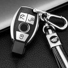 PU+TPU Car Key Case For Mercedes Benz W203 W204 W211 CLK C180 E200 AMG C E S Class  Remote Fob Cover Keychain Protector Bag 2024 - buy cheap